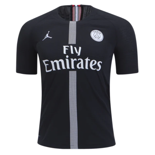 Player Version PSG 18/19 3rd UCL Black Soccer Jersey Shirt